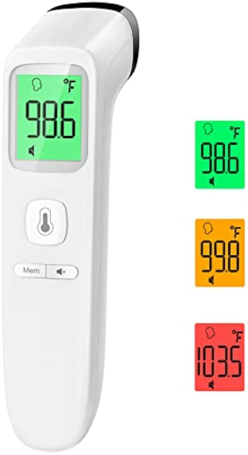 Touch-Free Infrared Forehead Thermometer – Fast, Silent, and Family-Safe, Non-contact.