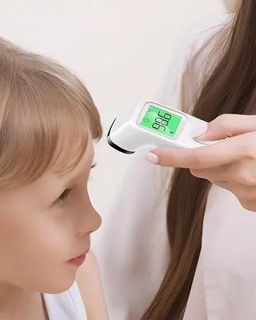Touch-Free Infrared Forehead Thermometer – Fast, Silent, and Family-Safe, Non-contact.