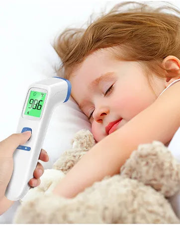 Touch-Free Infrared Forehead Thermometer – Fast, Silent, and Family-Safe, Non-contact.
