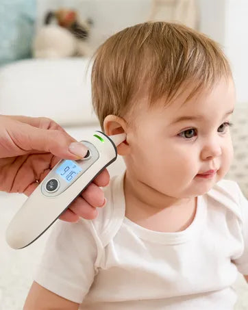 Touch-Free Infrared Forehead Thermometer – Fast, Silent, and Family-Safe, Non-contact.