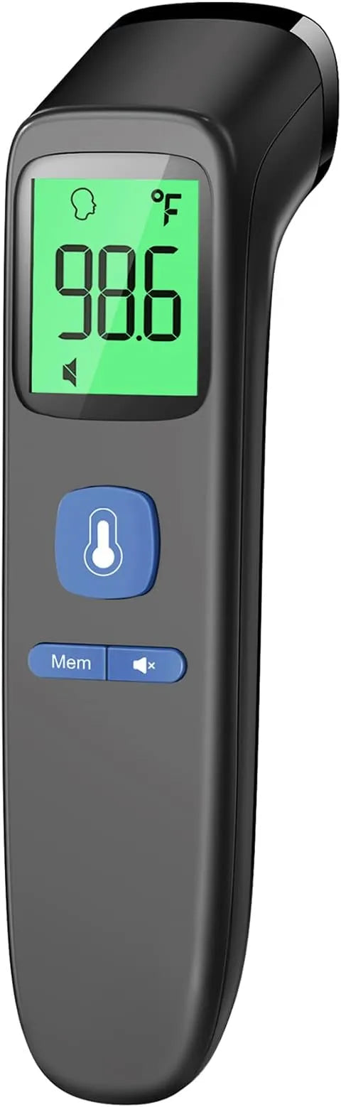Touch-Free Infrared Forehead Thermometer – Fast, Silent, and Family-Safe, Non-contact.