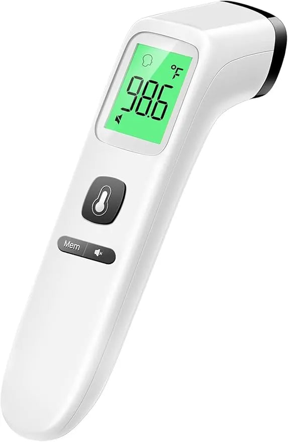 Touch-Free Infrared Forehead Thermometer – Fast, Silent, and Family-Safe, Non-contact.